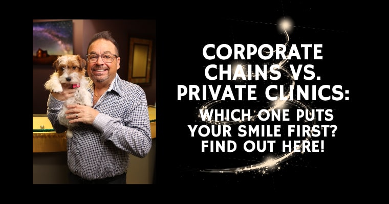 Corporate Chain Dentistry VS Private Dental Practice Banner